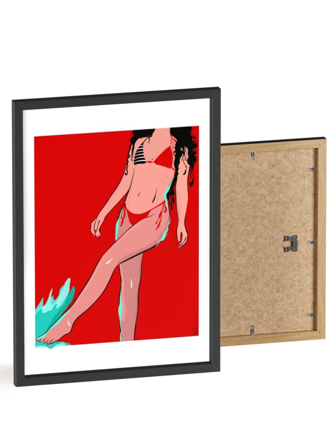 Budva Poster, Framed