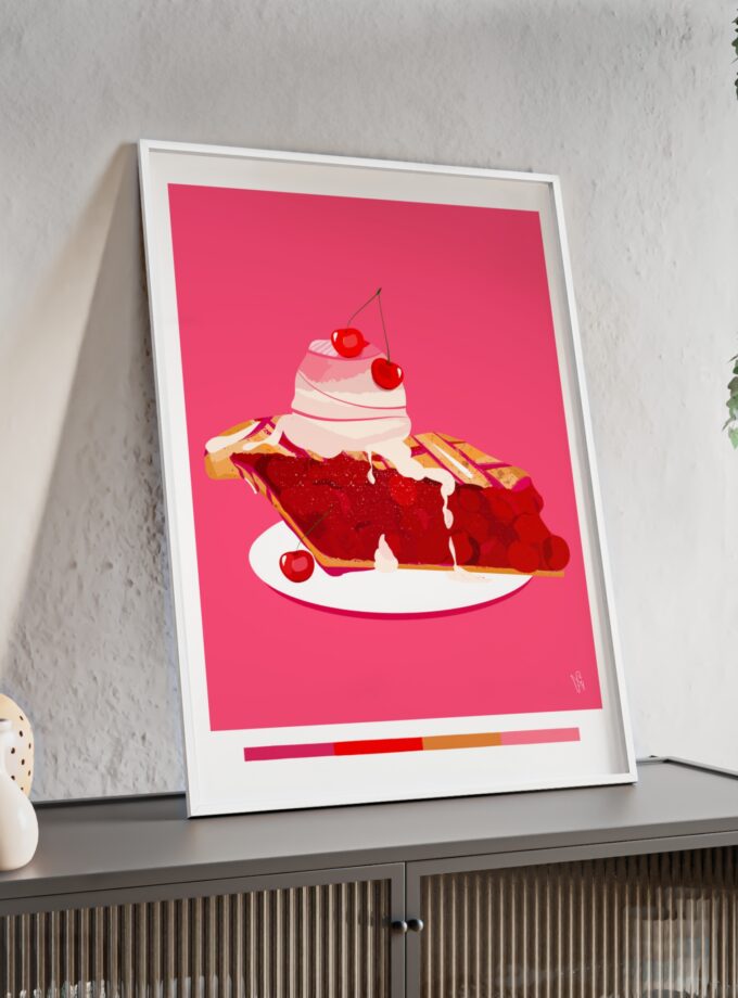 Cherry Pie Poster, Framed