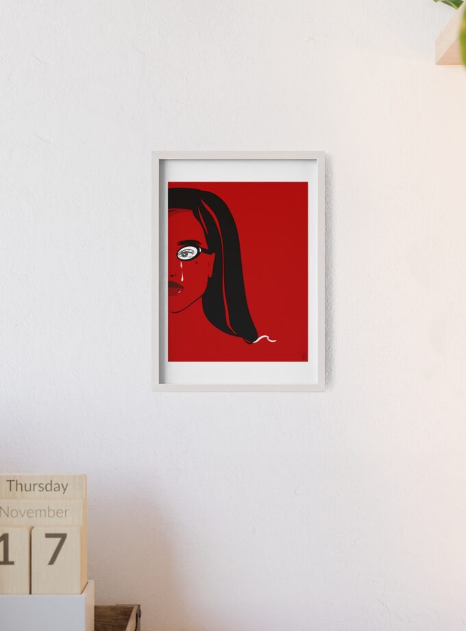 Writer Poster, Framed