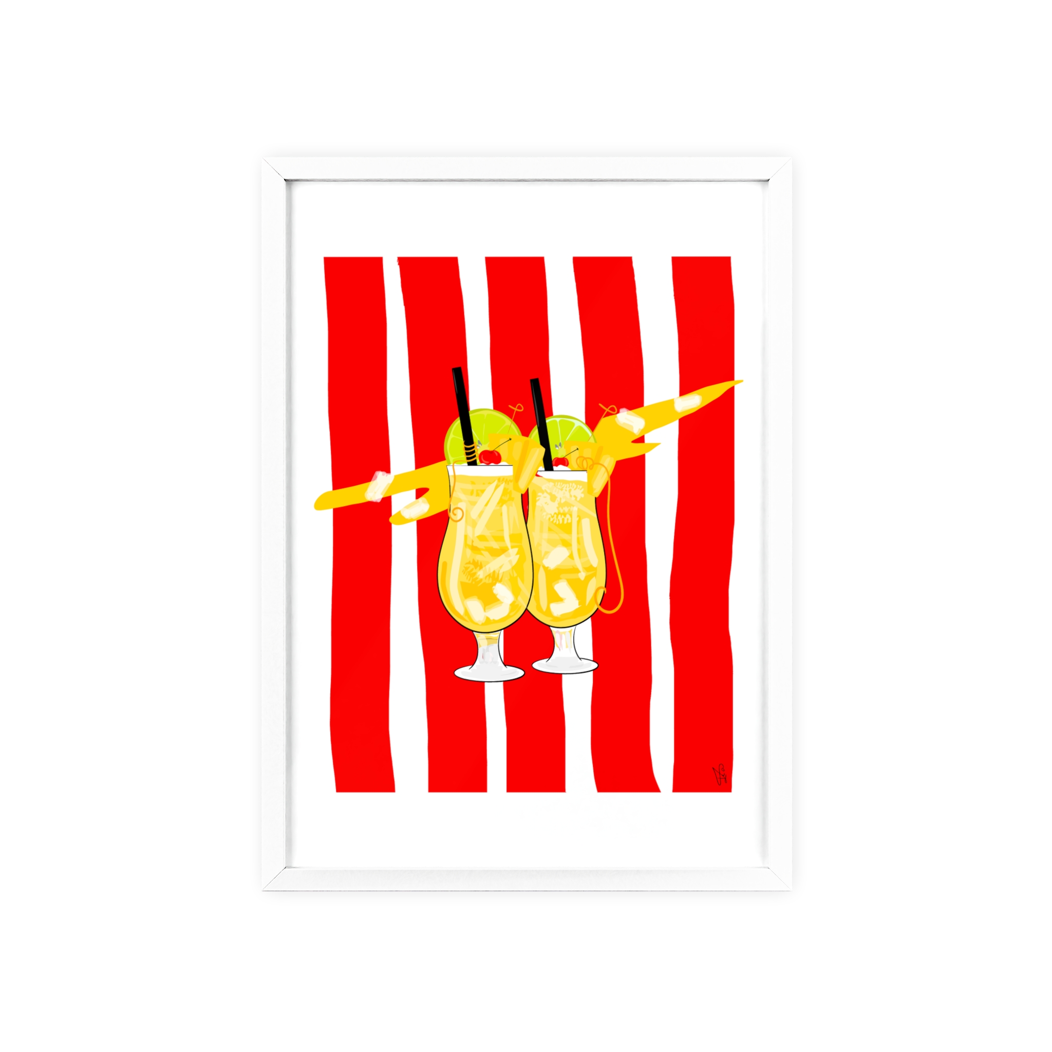 Pina Colada Poster, Framed - Image 93
