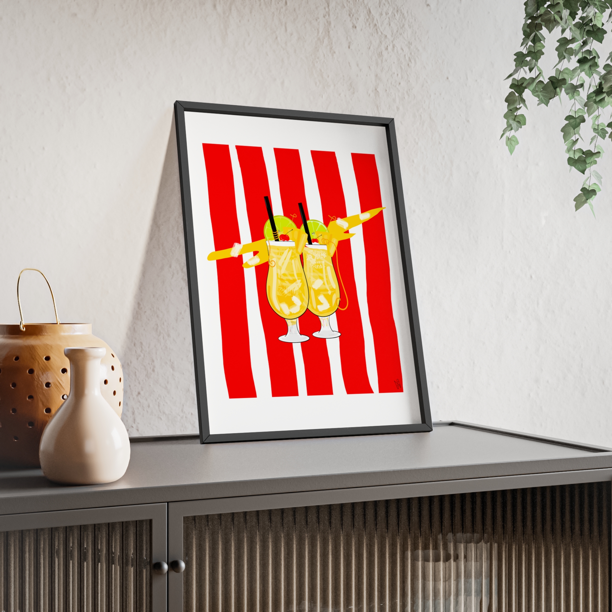 Pina Colada Poster, Framed - Image 55