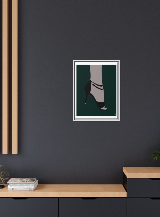 Emerald Canvas, Framed