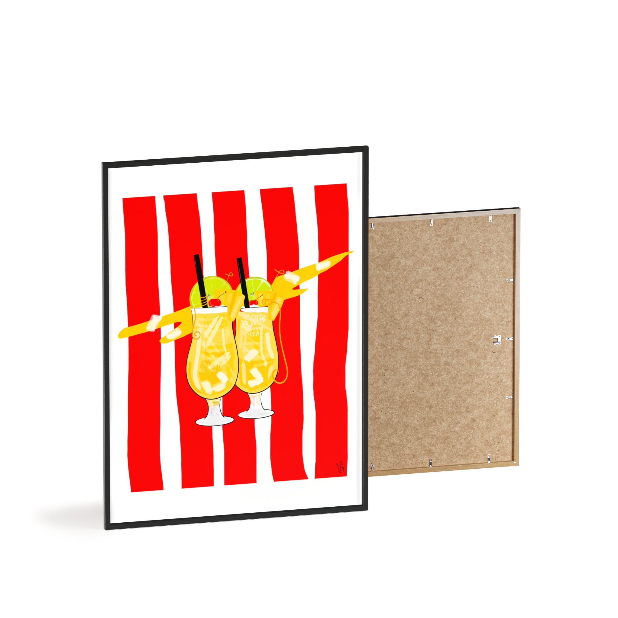 Pina Colada Poster, Framed - Image 30