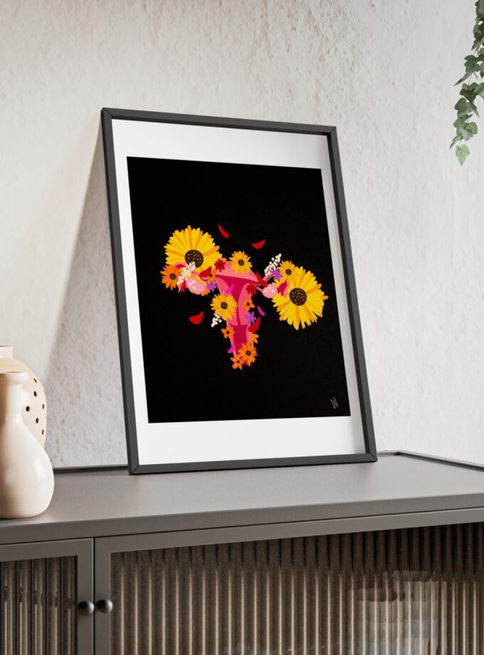 Nature Is Healing Poster, Framed