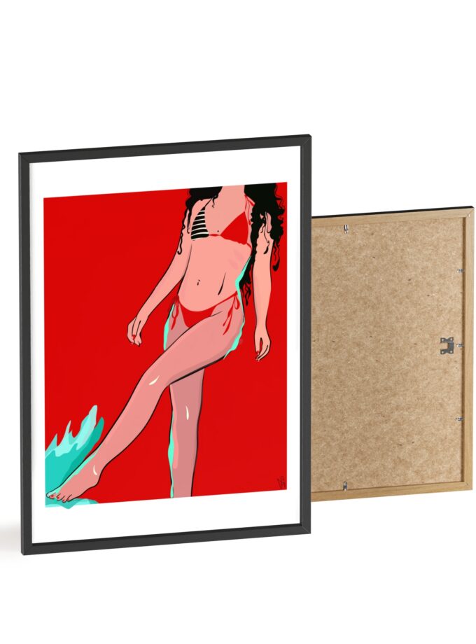 Budva Poster, Framed