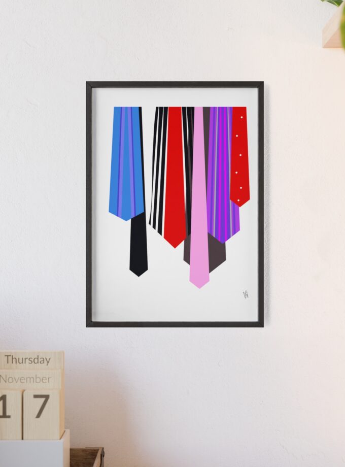 Ties Poster, Framed