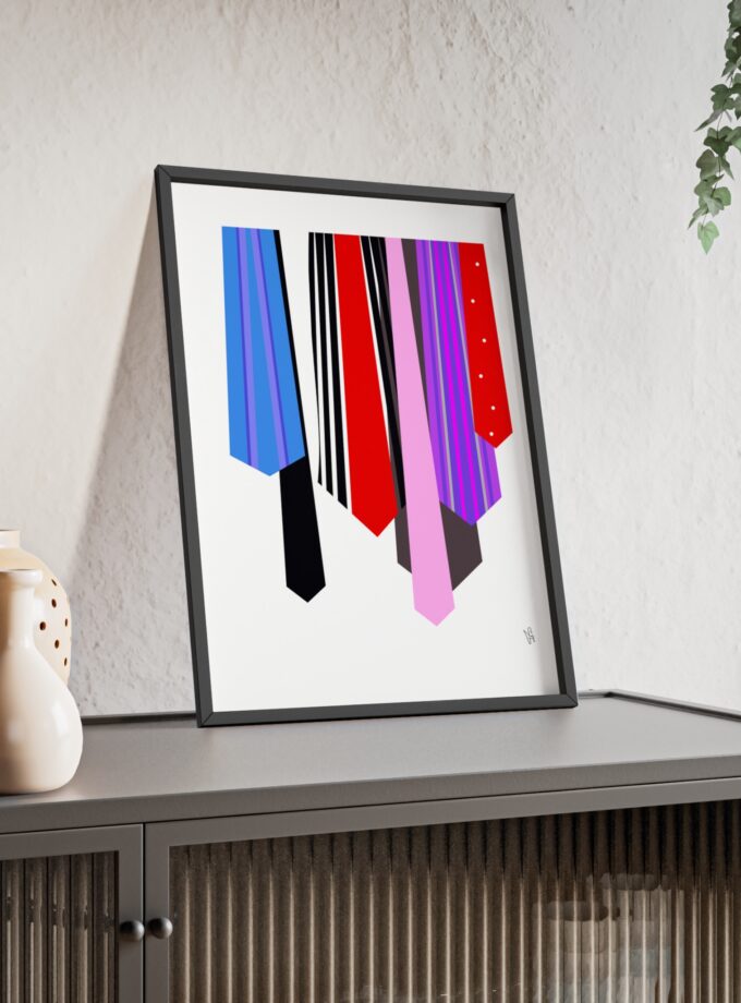 Ties Poster, Framed