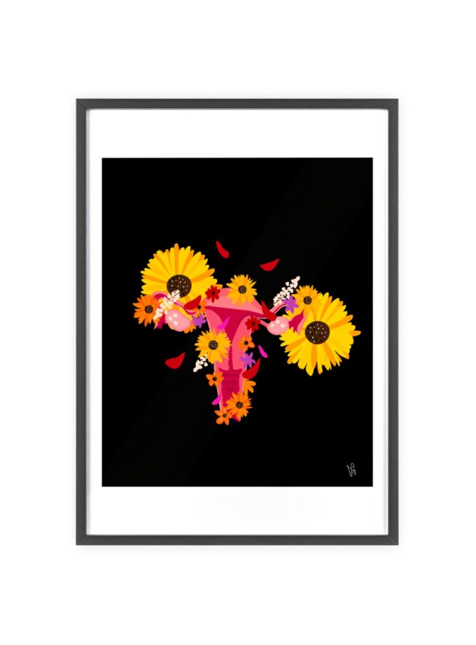 Nature Is Healing Poster, Framed