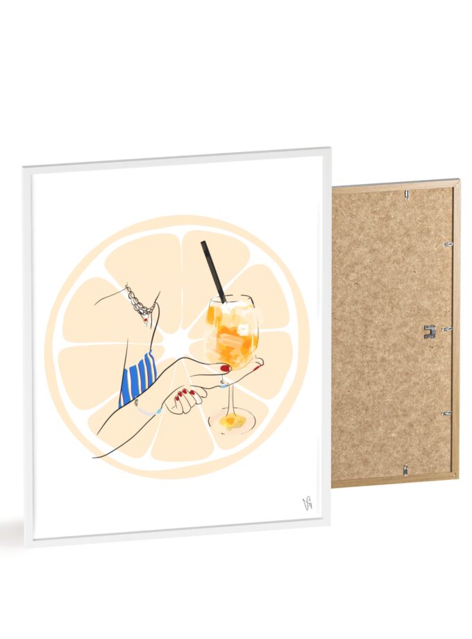 Mimosa in Dubrovnik Poster, Framed