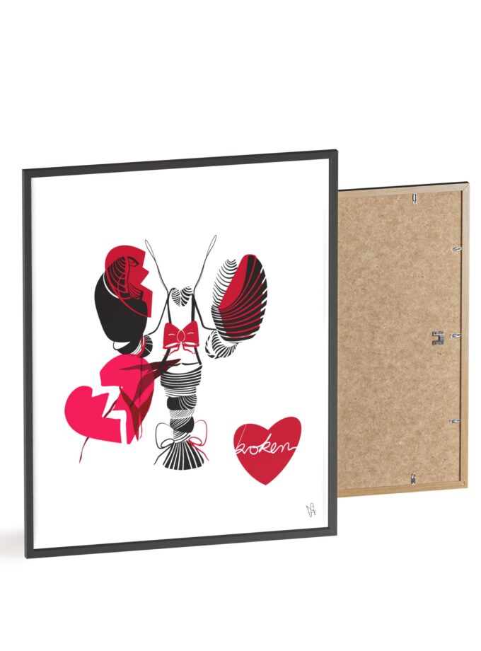 Heartbroken Poster, Framed