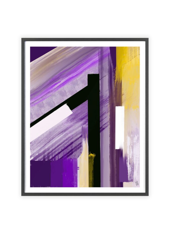 Lilac Poster, Framed