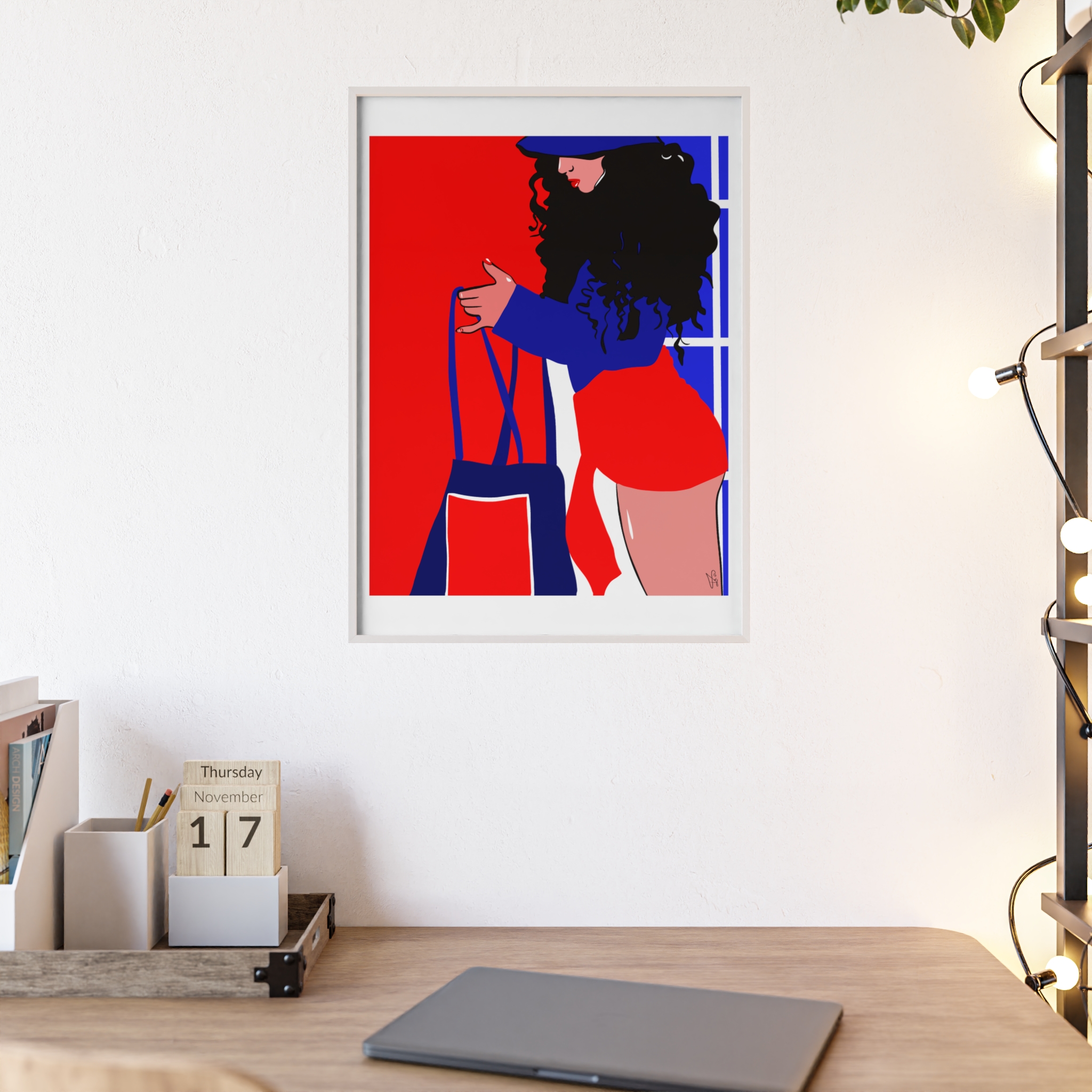 Beach Day Poster, Framed - Image 32