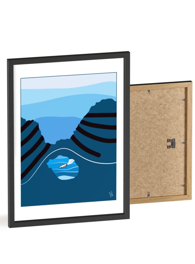 Sky Is Bright Poster, Framed