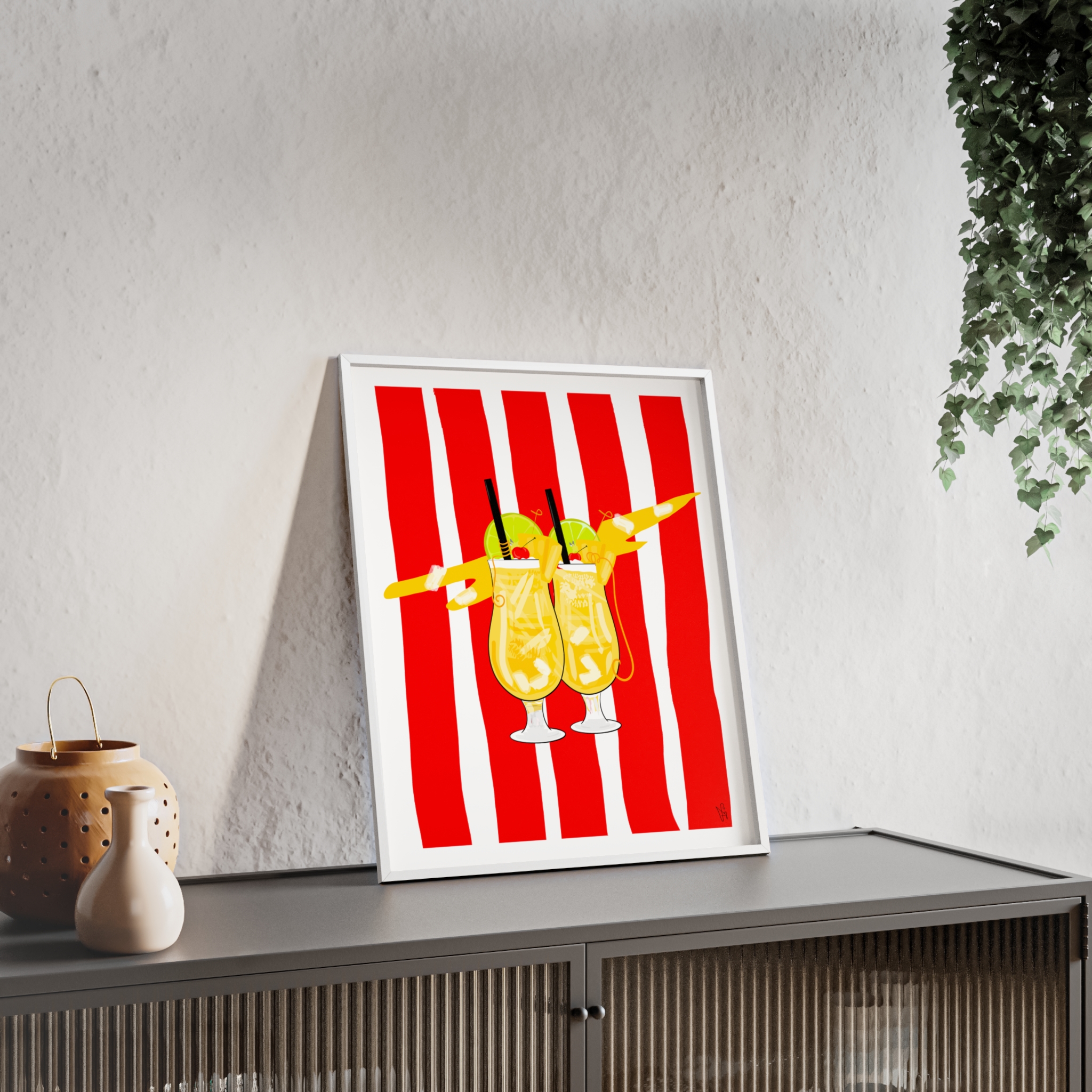 Pina Colada Poster, Framed - Image 23