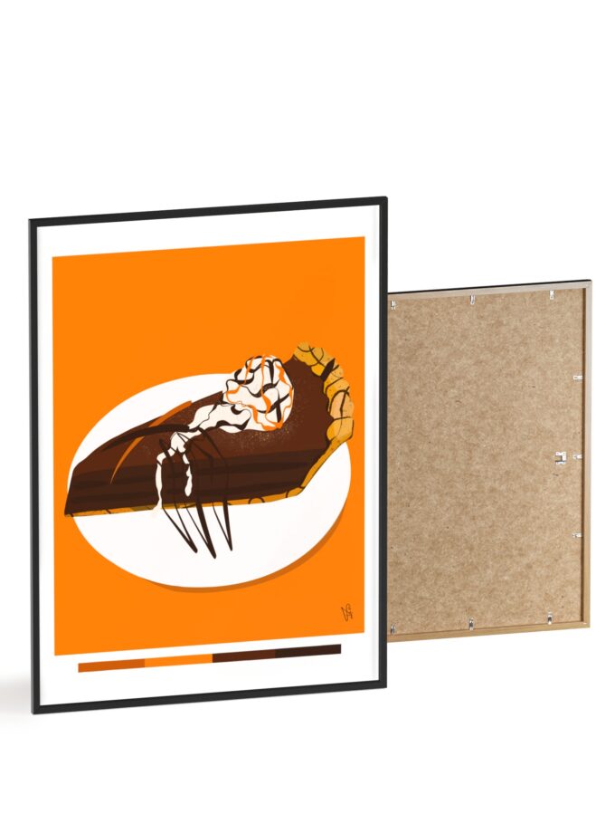 Chocolate Pie Poster, Framed