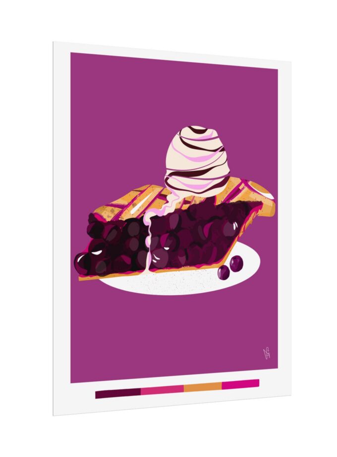 Blueberry Pie Poster