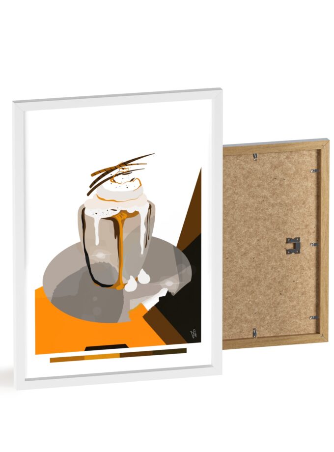 Caramel Bliss Poster, Framed