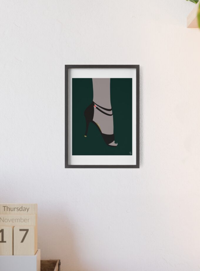 Emerald Poster, Framed
