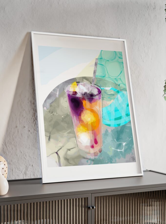 Lemonade In Zagreb Poster, Framed