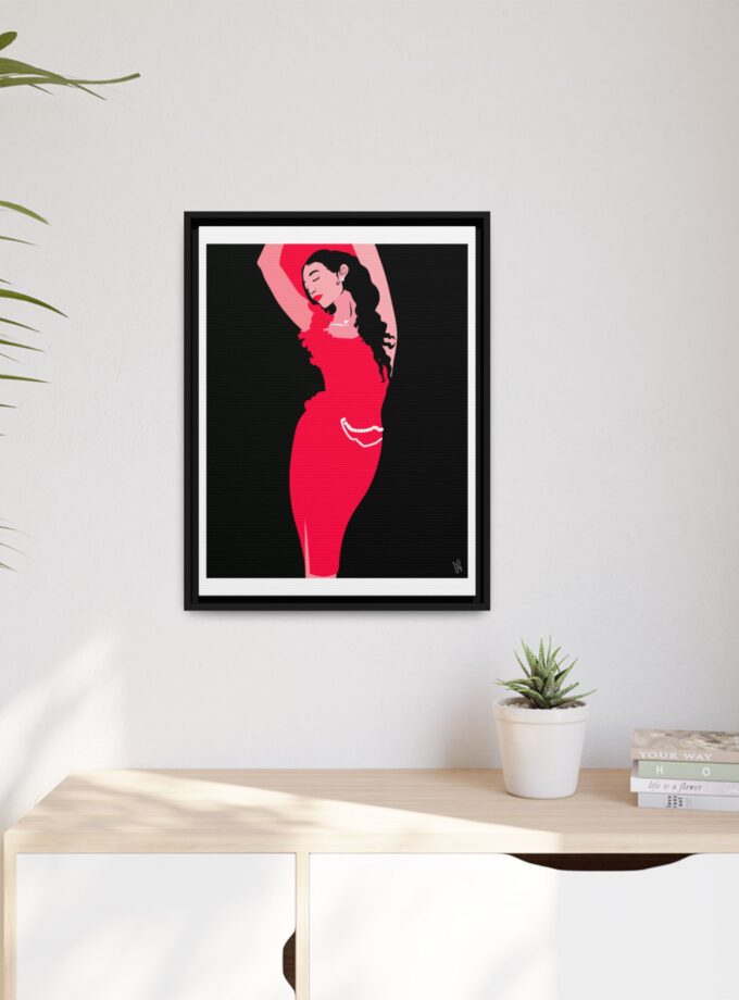 Goddess Canvas, Framed
