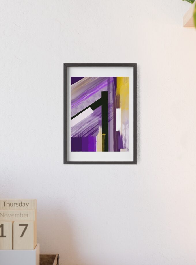 Lilac Poster, Framed