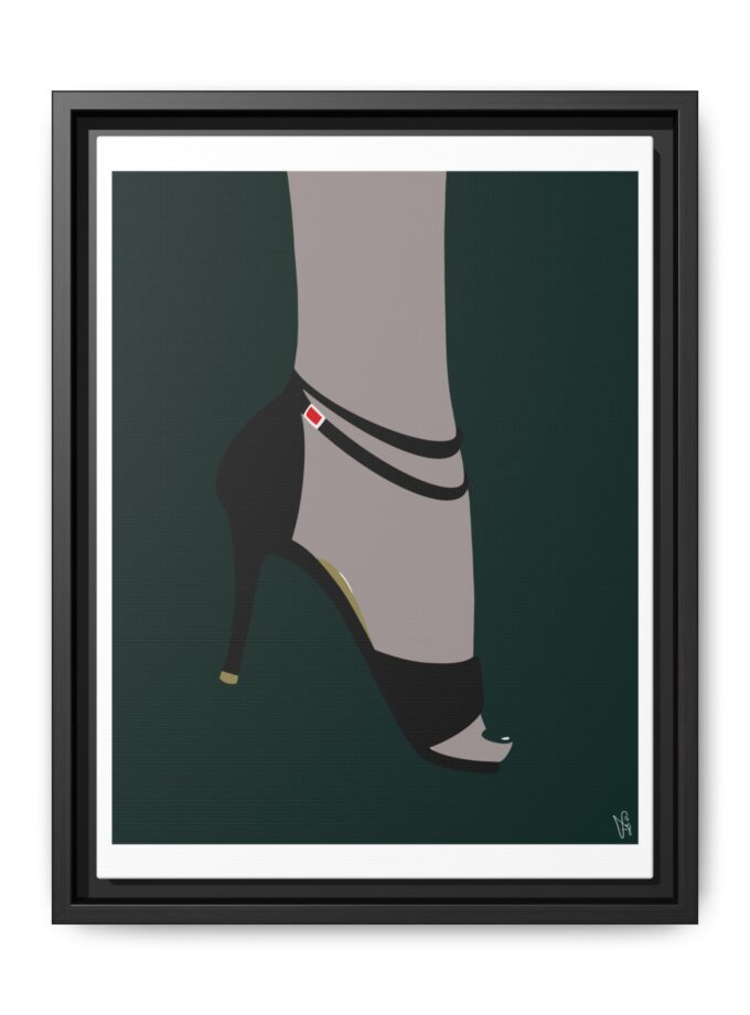 Emerald Canvas, Framed