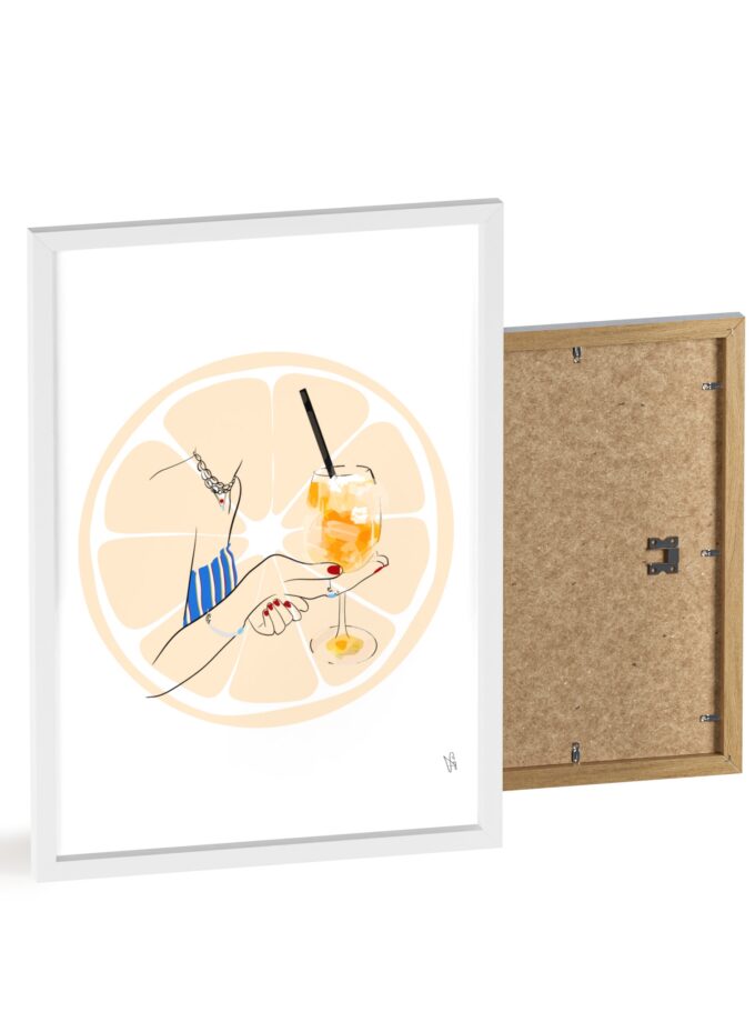 Mimosa in Dubrovnik Poster, Framed