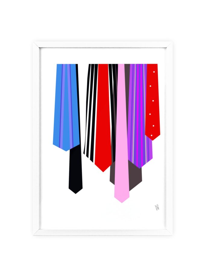 Ties Poster, Framed