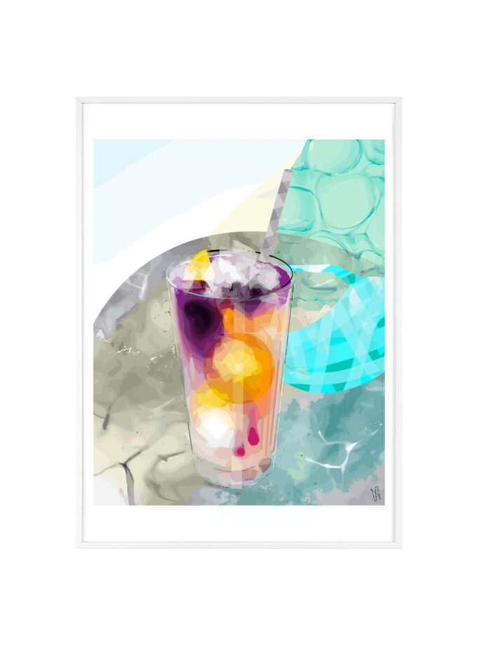 Lemonade In Zagreb Poster, Framed