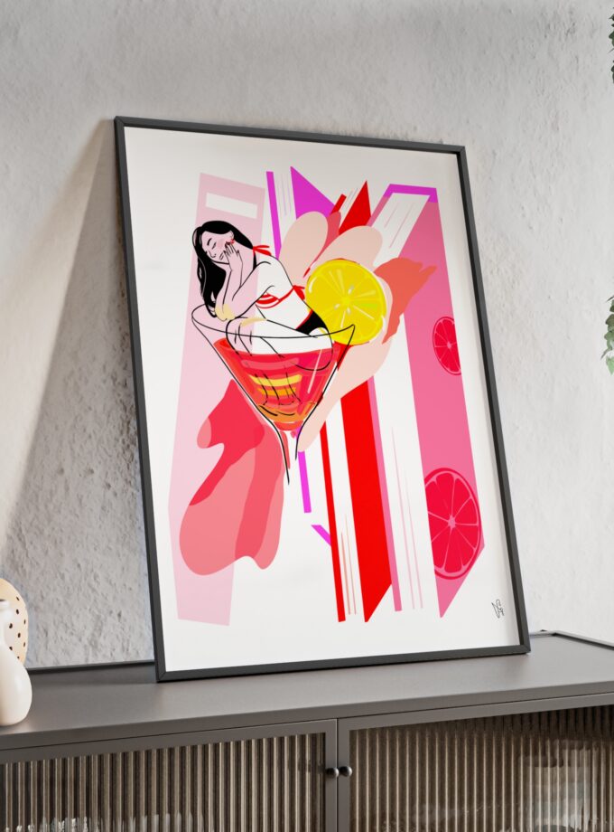 Cosmopolitana Poster, Framed