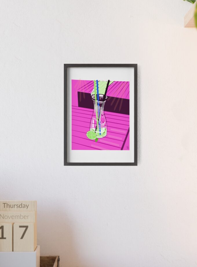 Mojito In Starigrad Poster, Framed