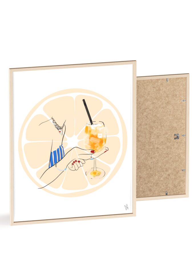 Mimosa in Dubrovnik Poster, Framed