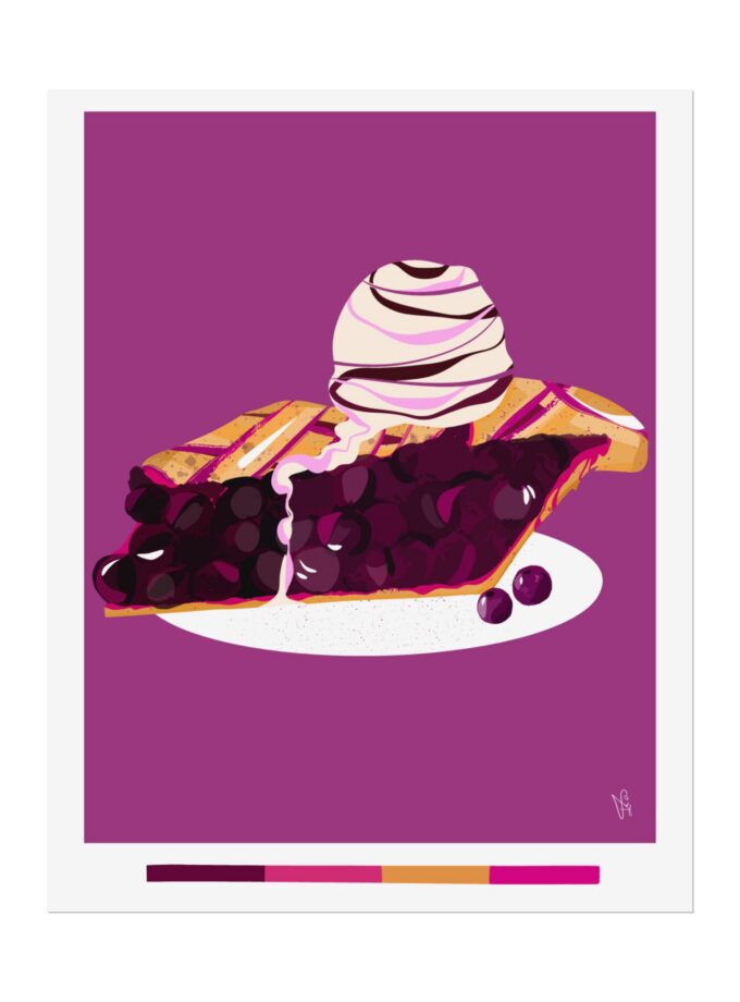 Blueberry Pie Poster