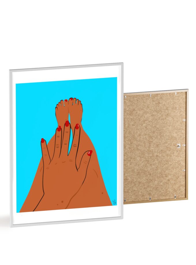 Sky Polish Poster, Framed