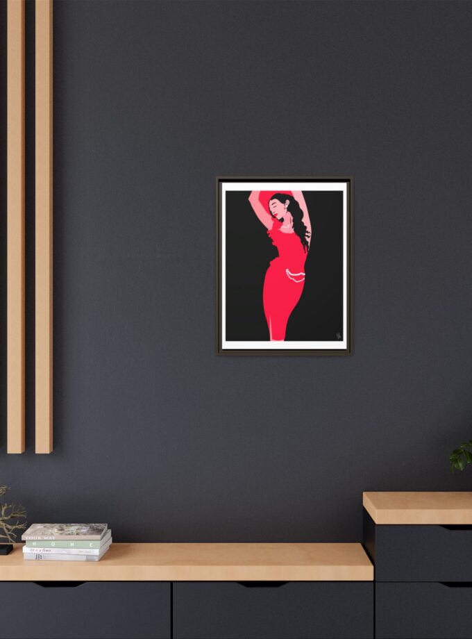 Goddess Canvas, Framed