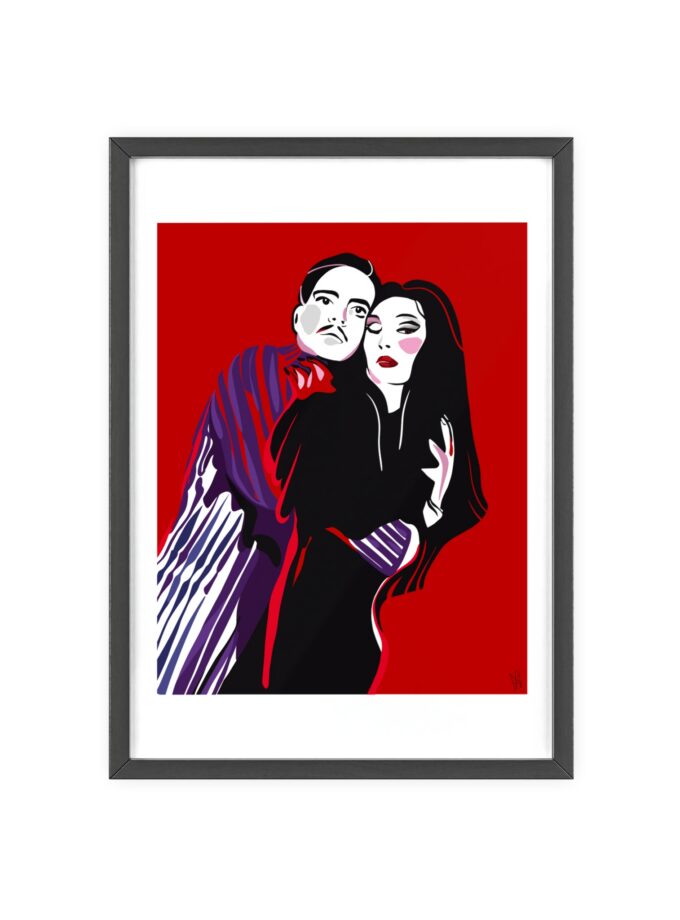 90' Bloody Halloween Poster, Framed