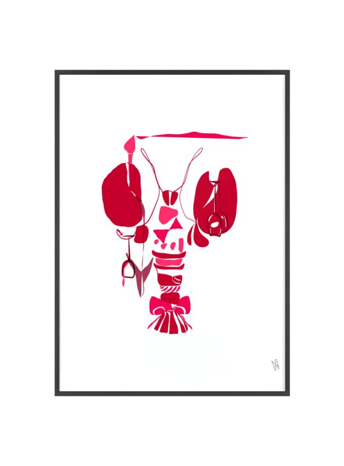 Chef's Kiss Poster, Framed