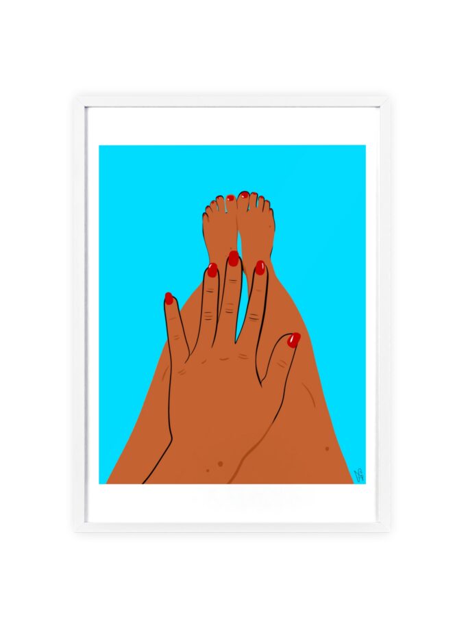 Sky Polish Poster, Framed