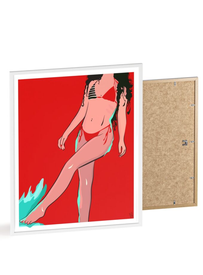 Budva Poster, Framed