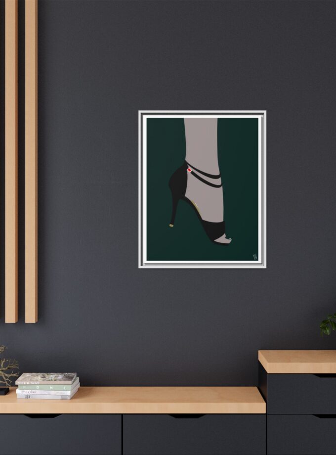 Emerald Canvas, Framed