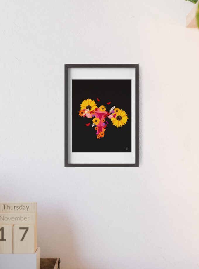 Nature Is Healing Poster, Framed