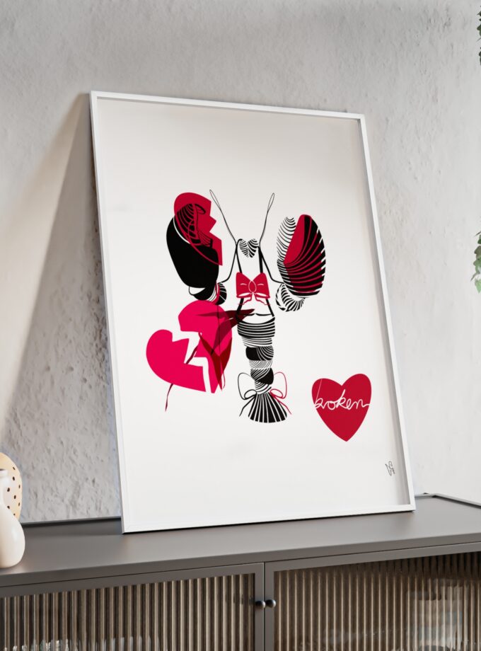 Heartbroken Poster, Framed