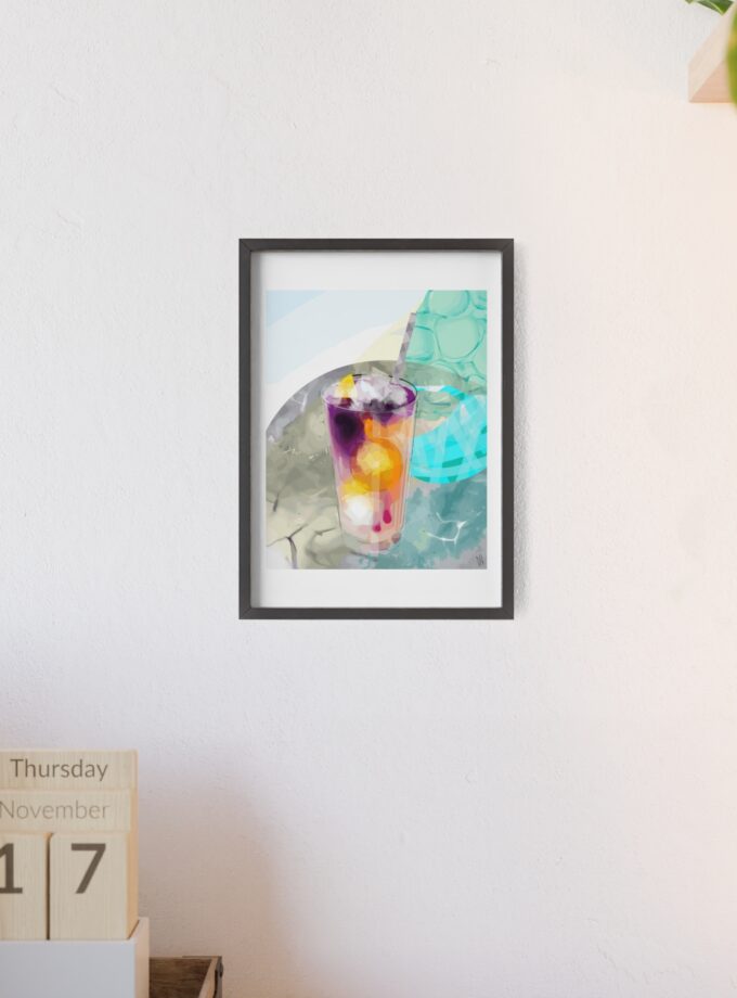 Lemonade In Zagreb Poster, Framed