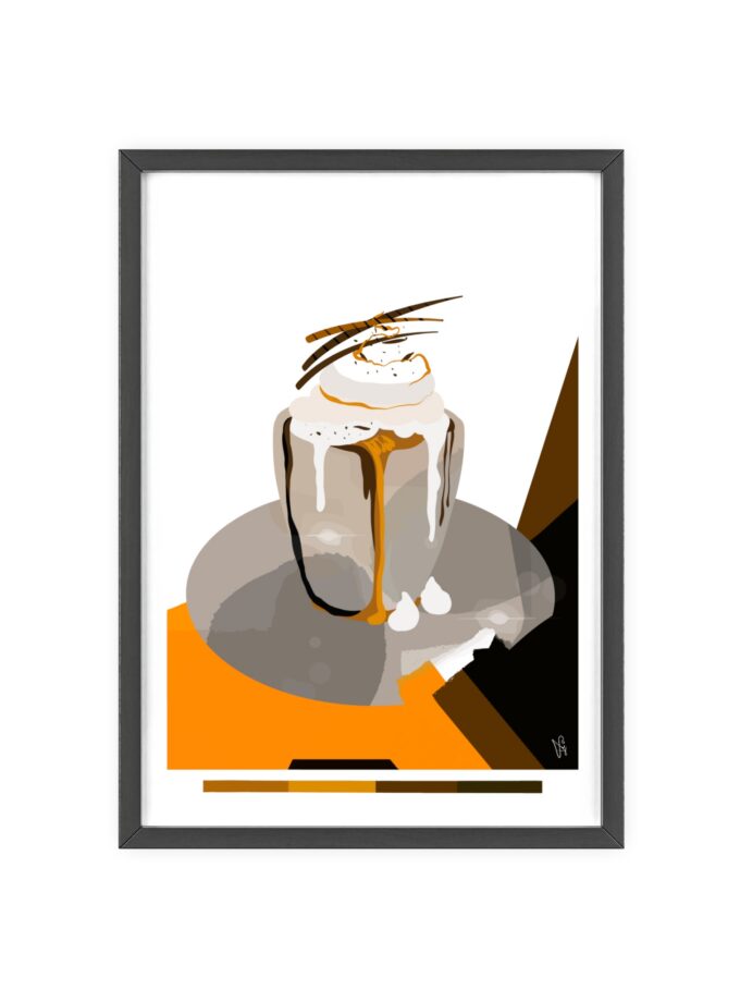 Caramel Bliss Poster, Framed