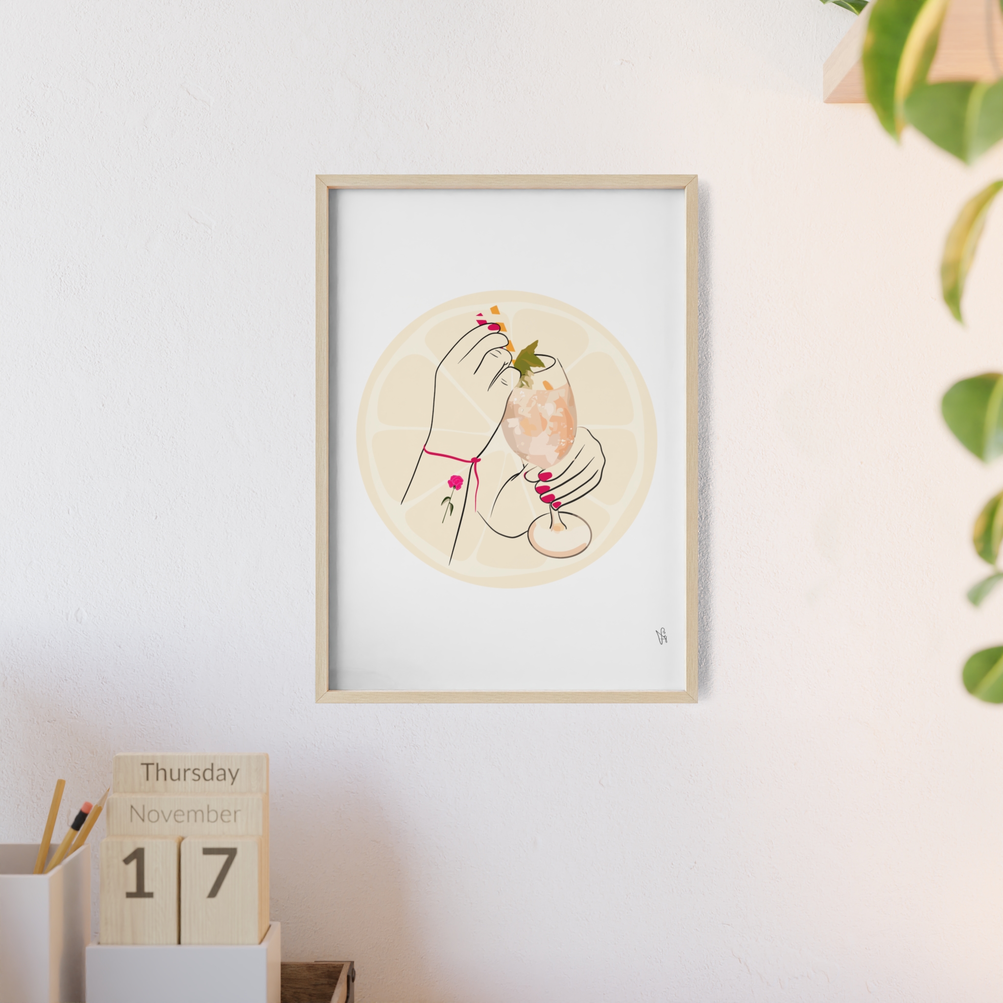 A Toast To Friendship Poster, Framed - Image 60