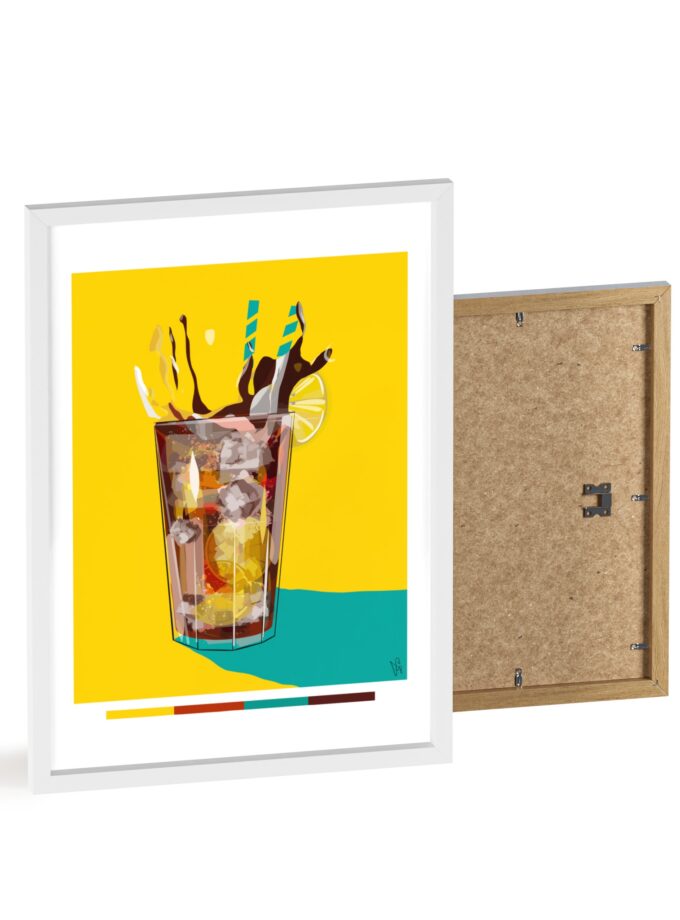 Splash Poster, Framed