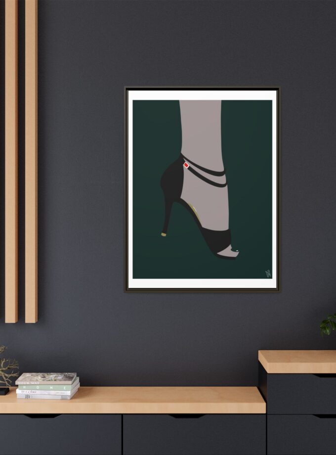 Emerald Canvas, Framed