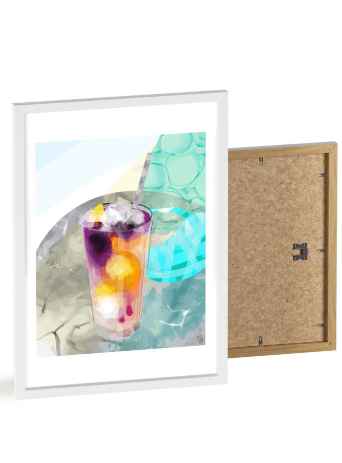 Lemonade In Zagreb Poster, Framed