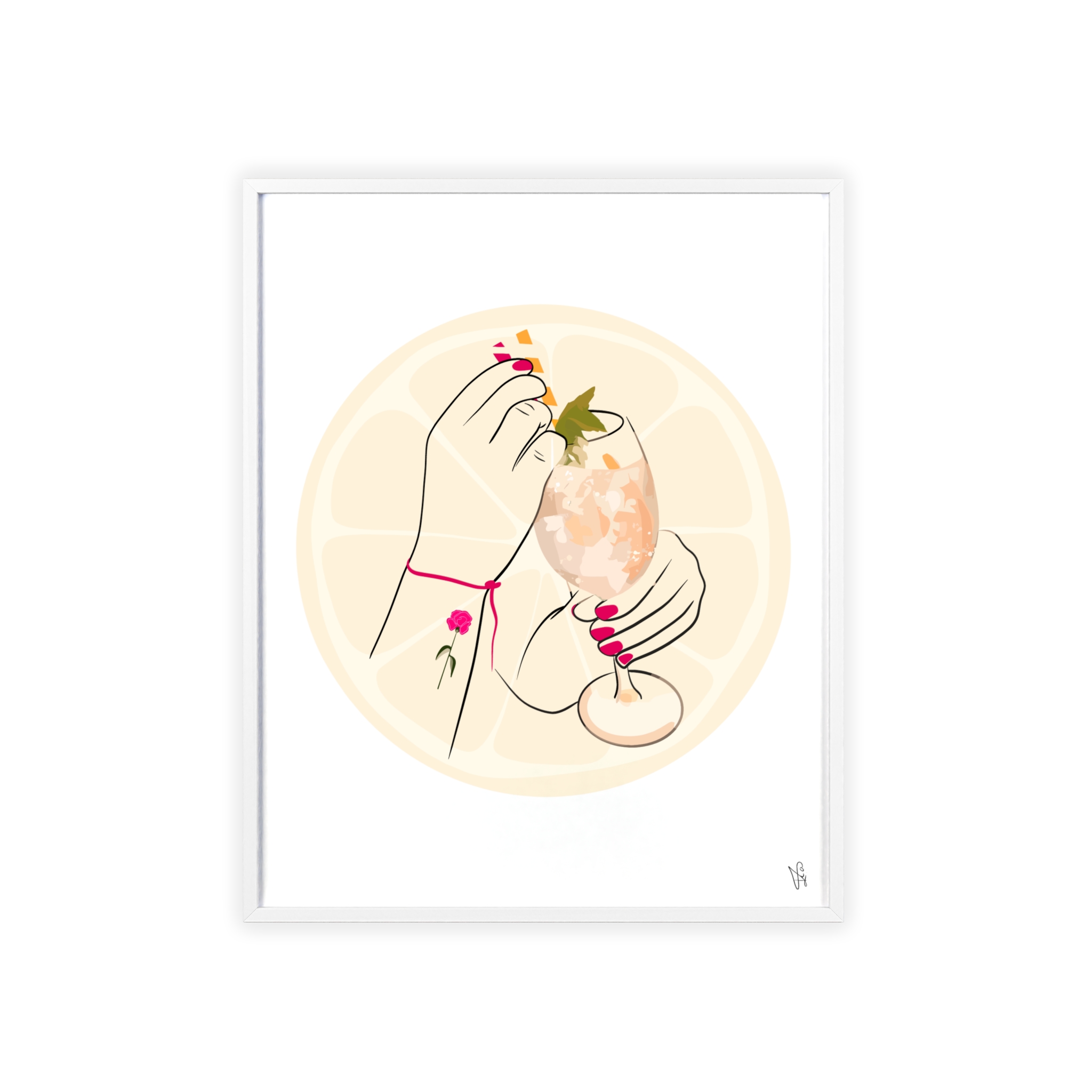 A Toast To Friendship Poster, Framed - Image 17