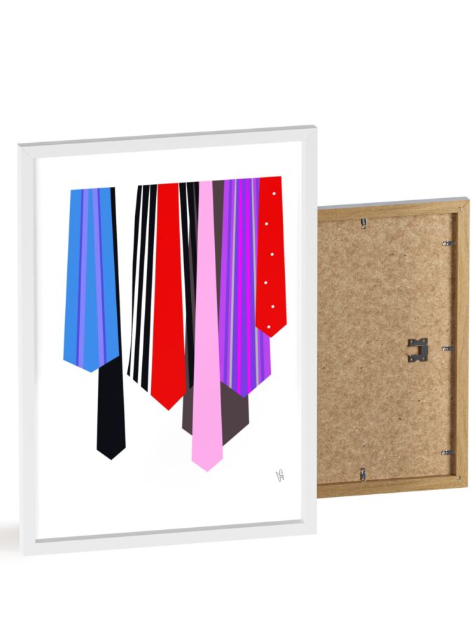 Ties Poster, Framed